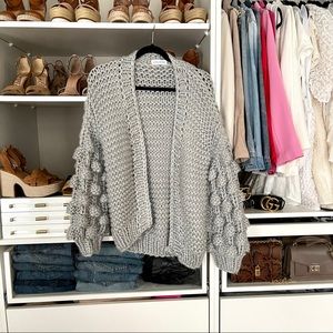 Grey cardigan